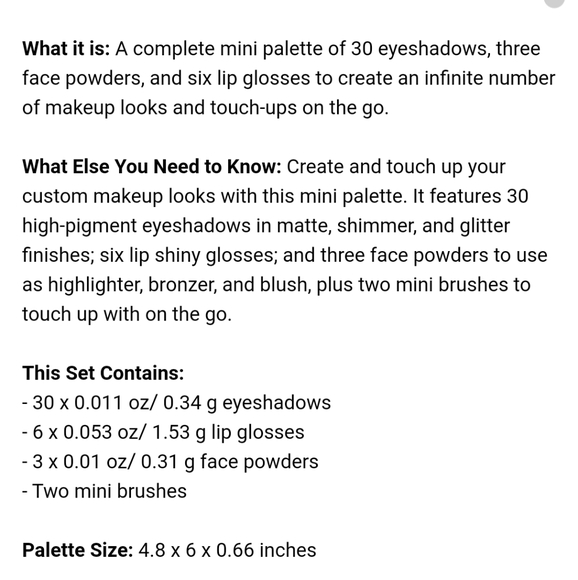 SEPHORA COLLECTION Mini Holiday Vibes Blockbuster Makeup Palette - Picture 4 of 4